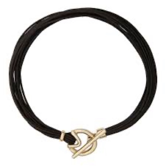 UNO de 50 Jewelry - UNOde50 Meeting Point necklace gold/brown 16” NEW